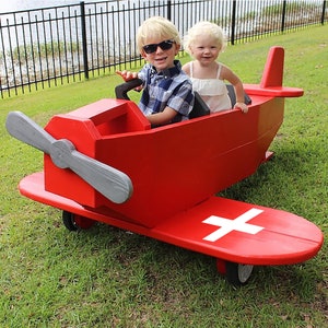 Play Plane Plans, Red Baron for Driveway and Garden