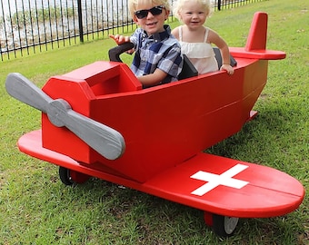 Play Plane Plans, Red Baron for Driveway and Garden