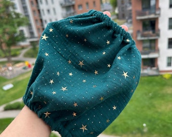 Cotton dog snood - muslin cotton snood - Snoods for long-eared dogs - Summer snood - Cocker Cavalier Basset Poodle Spaniel snood