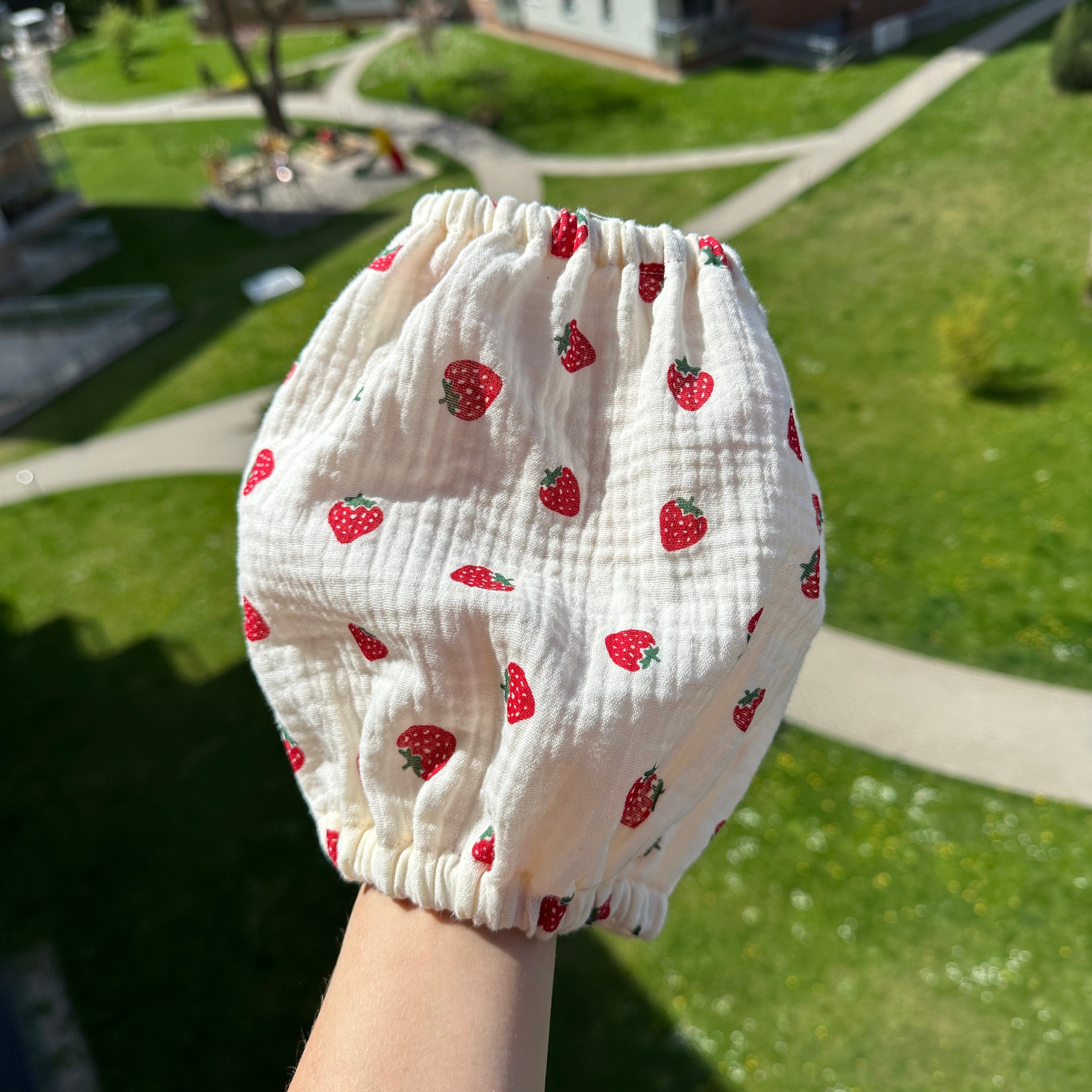 Cotton dog snood - muslin cotton snood - Snoods for long-eared dogs - Summer snood - Cocker Cavalier Basset Poodle Spaniel snood