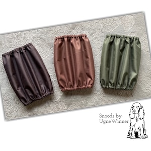 Snood épais imperméable - 18 couleurs disponibles - Snood imperméable pour chien - Snood imperméable pour chien - Snood cocker cavalier basset et caniche setter - Snood épagneul