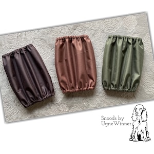 Waterproof thick snood - 18 colors available - Dog snood - Waterproof dog snood - Cocker cavalier basset poodle setter snood - spaniel snood