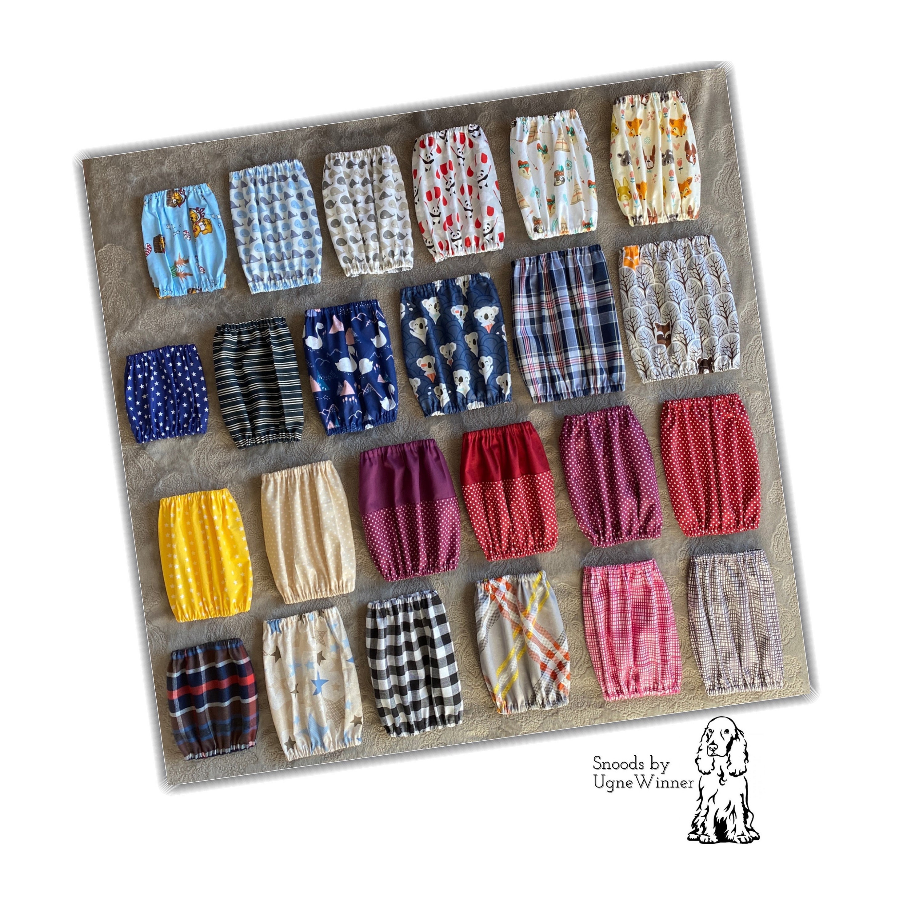 Cotton snoods - Snoods for long-eared dogs - Ear protector - Dog snoo…