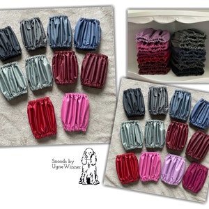 Water-resistant snood - 13 colors available - Ear protector - Dog snood - water-resistant dog snood - Dog ear cover