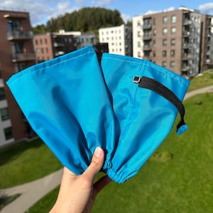 Aquablauwe waterdichte hondenbeenwarmers - set van 2 leggings - hondenbeenwraps - hondenlegging - hondenbeenbeschermers - hondenbeenbeschermers