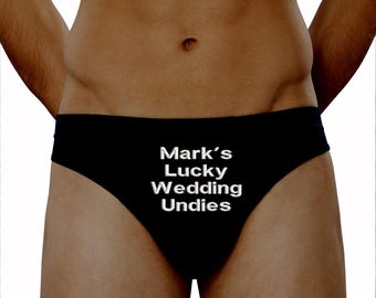 Personalised pants briefs Valentines birthday wedding anniversary cotton gifts presents husband hubby underwear high quality keepsake lucky