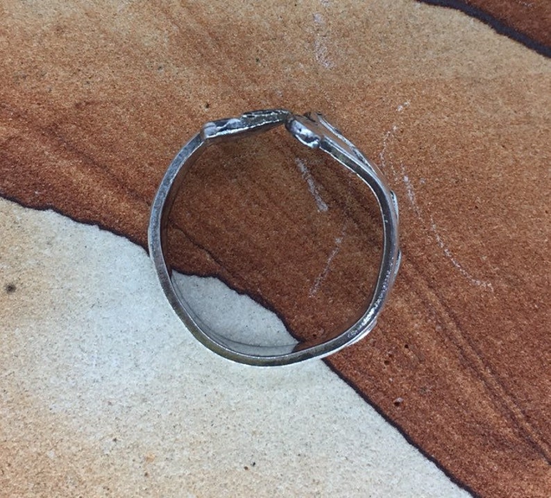 Vintage sterling silver spoon ring