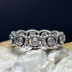 Pandora Silver Full Eternity Rings Genuine PANDORA Sterling Silver
