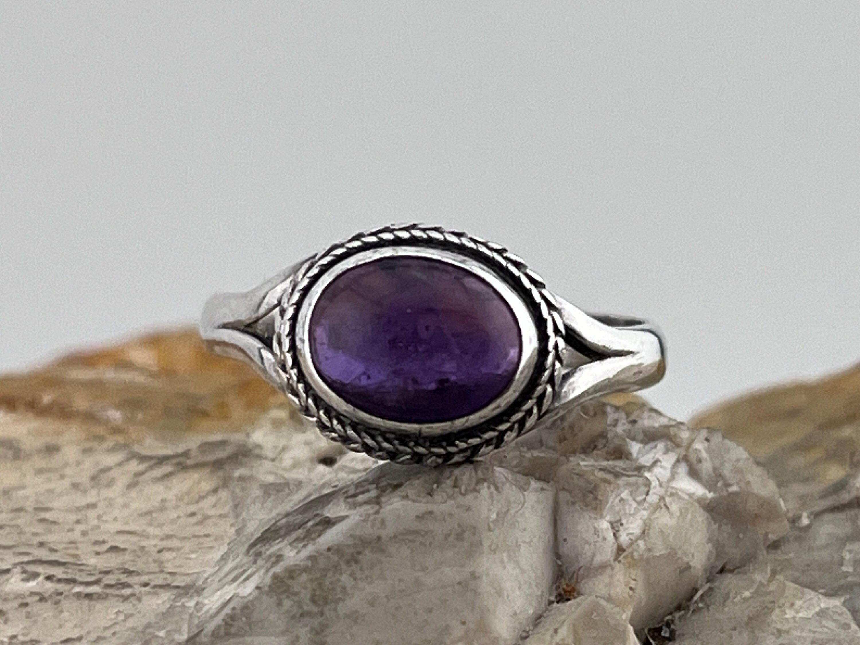 Bague en émail multicolore faite main : argent sterling 925 plaqué