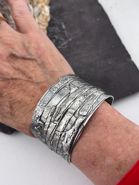 Bryan Steagall signed heavy solid silver hand mad… - image 1