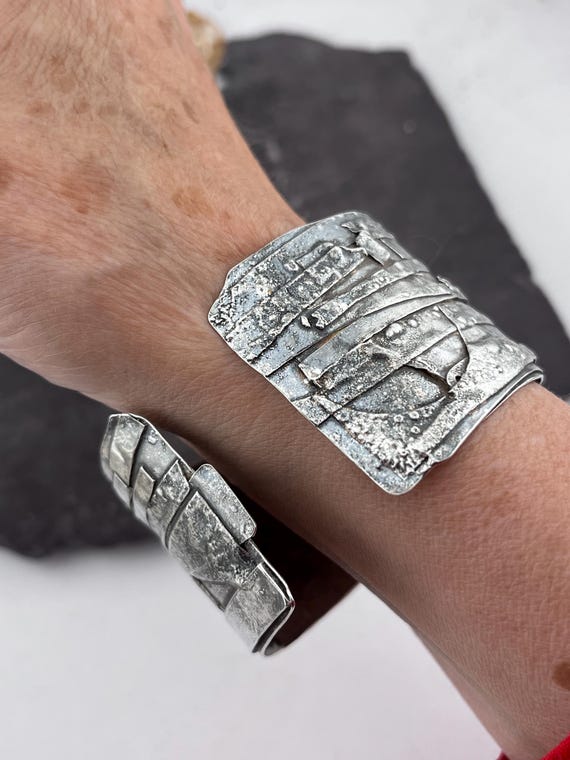 Bryan Steagall signed heavy solid silver hand mad… - image 2