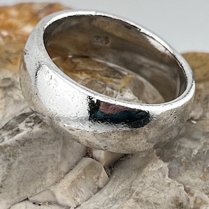 Vintage Solid Sterling Silver Stacker Spacer Band Chunky