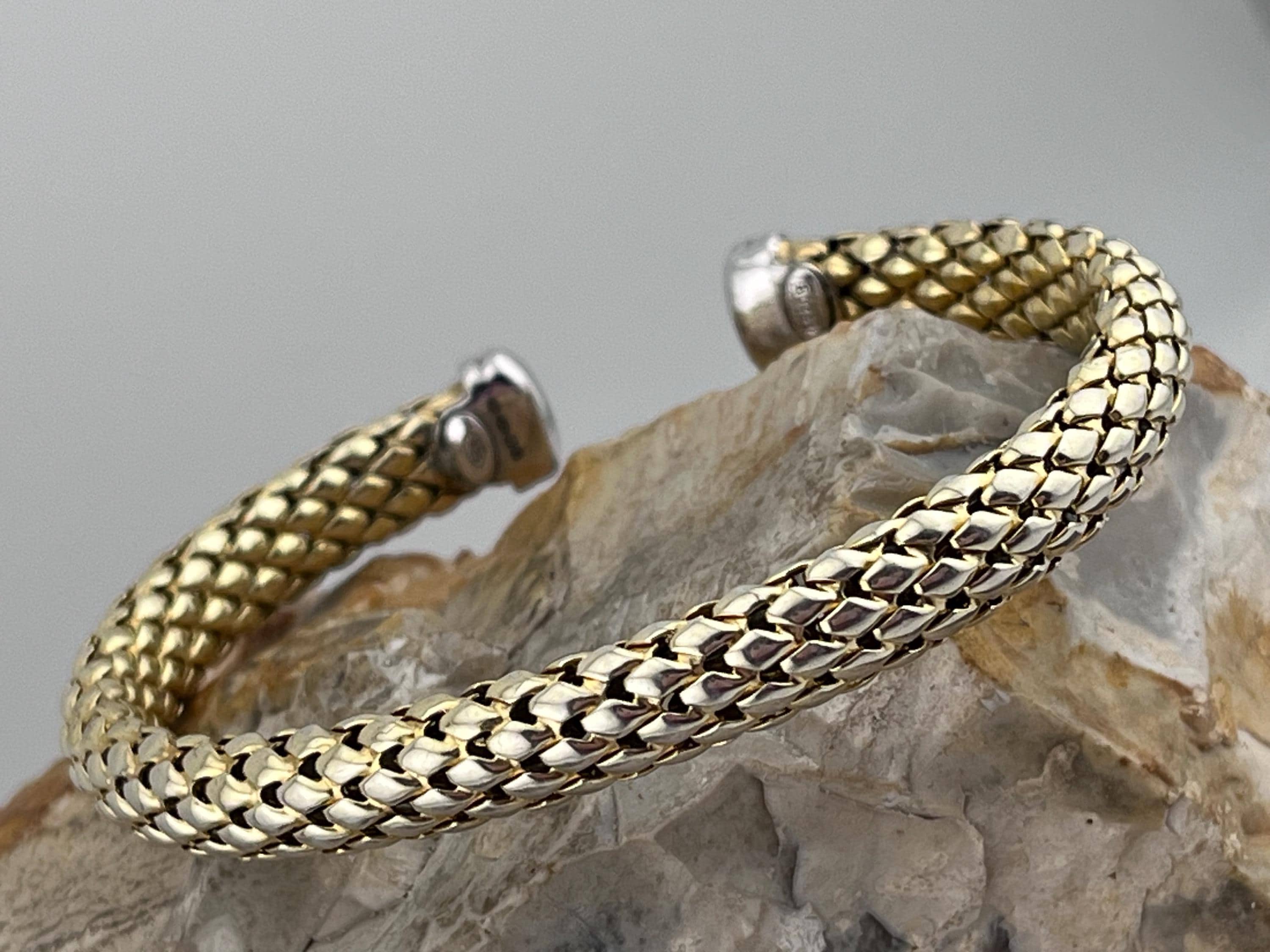 スネーク バングル 24金メッキ蛇 ビンテージ ヴィンテージ ブレスレット