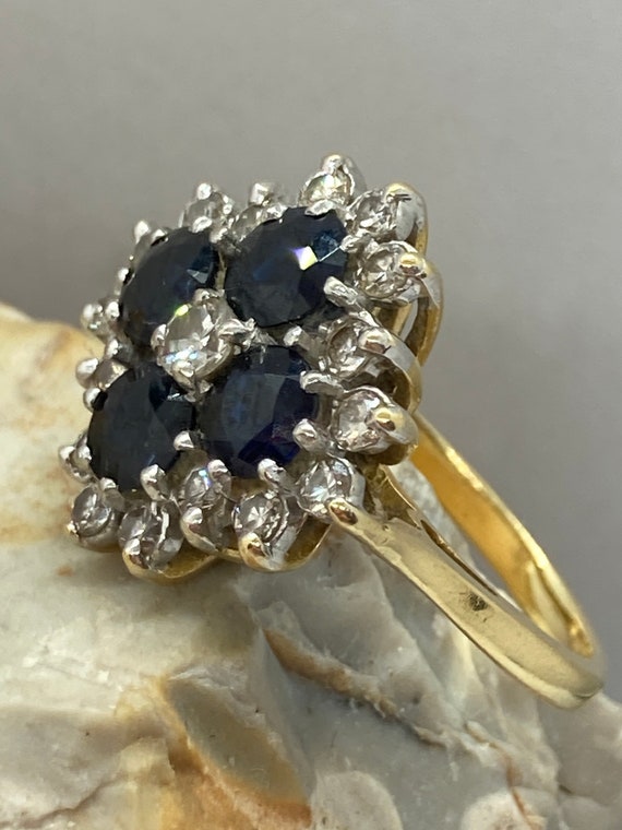 Mid-late 20th century vintage 18ct gold diamond a… - image 9