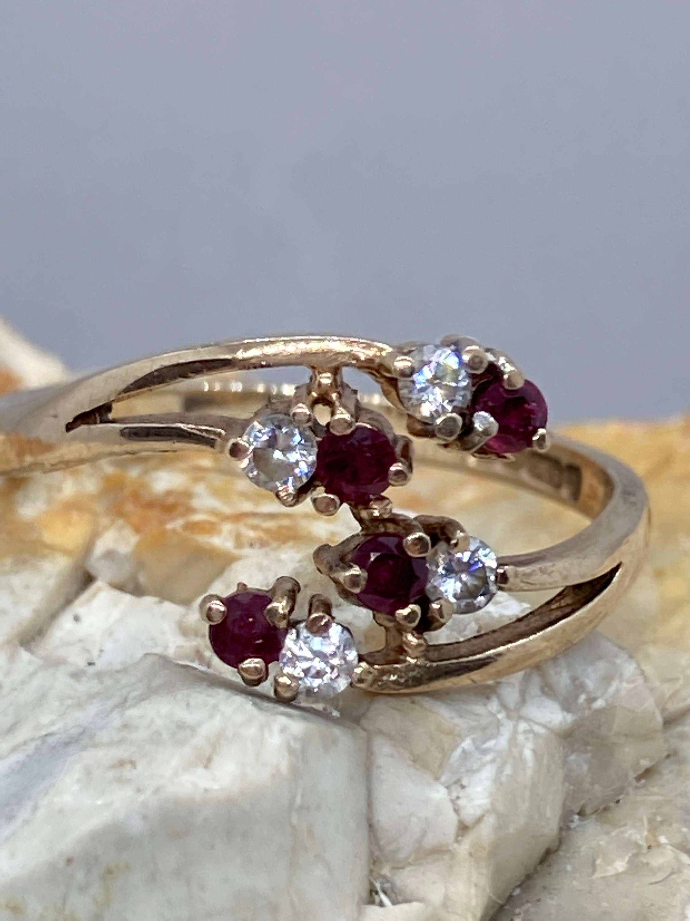 Ruby crossover ring deals