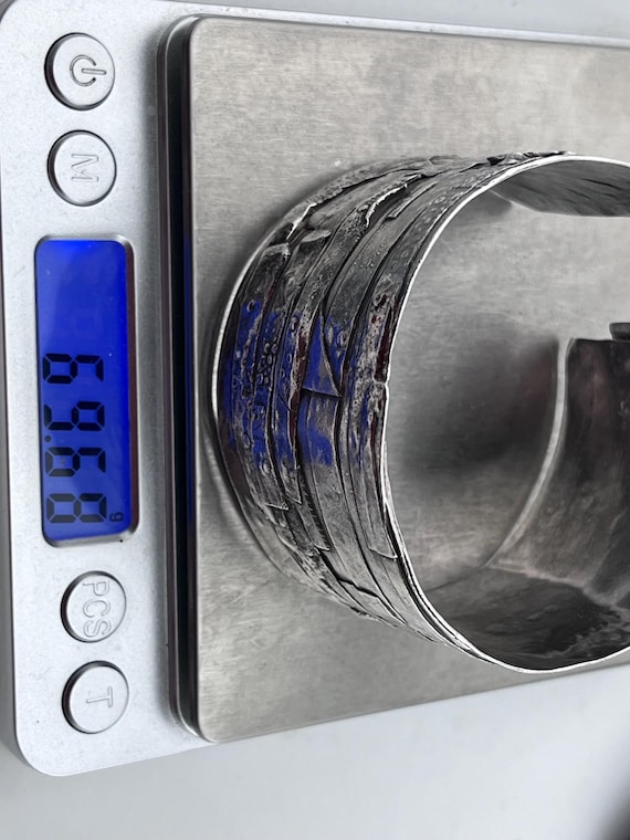 Bryan Steagall signed heavy solid silver hand mad… - image 3