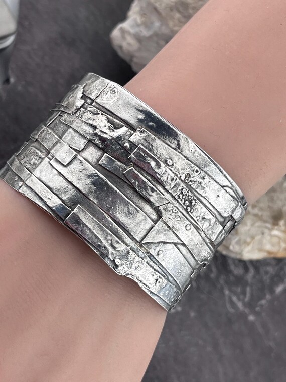 Bryan Steagall signed heavy solid silver hand mad… - image 5