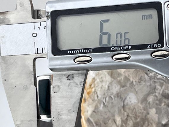 1976 black agate letterbox solid silver signet ri… - image 6