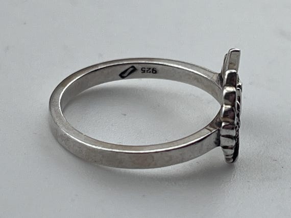 wings open front statement silver ring size from … - image 8
