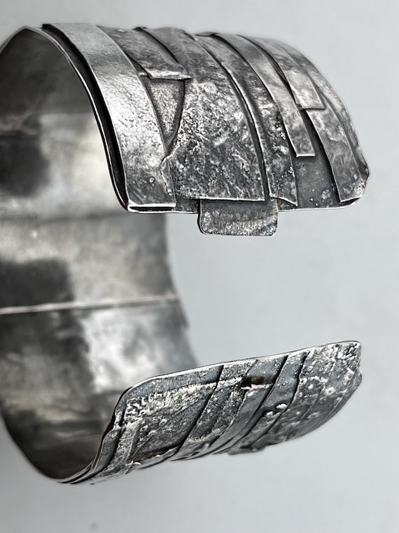 Bryan Steagall signed heavy solid silver hand mad… - image 7