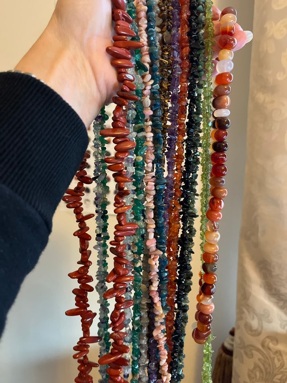 Natural stone 2024 bead necklaces
