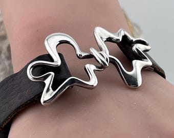 ジョージ ジェンセン ストラップ KEYRING HEART レザーストラップ付き I Georg Jensen