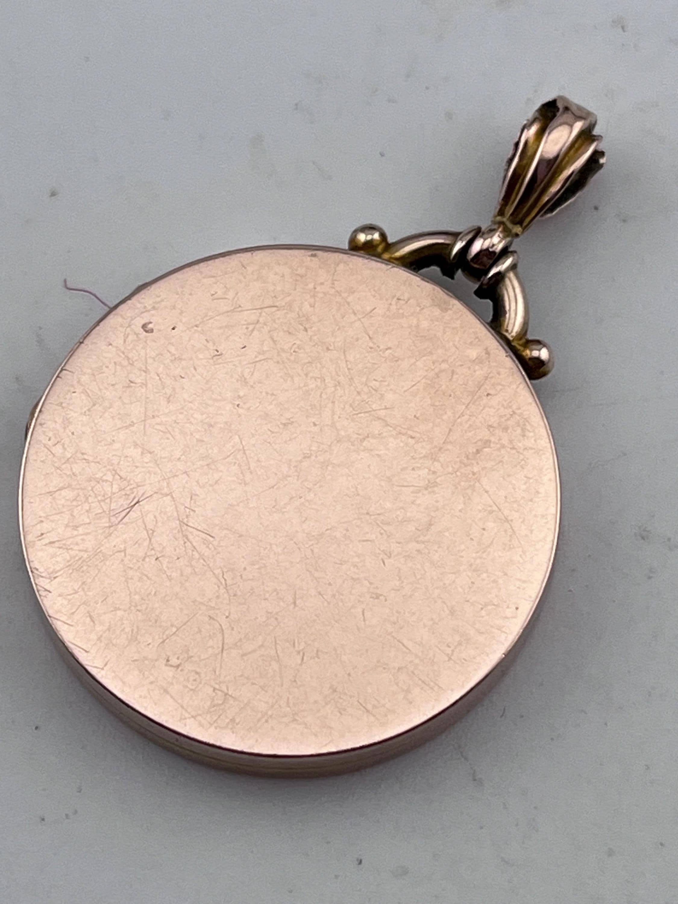 9 Kt Roségold 12 Mm X 14 Mm Herzschieber Anhänger