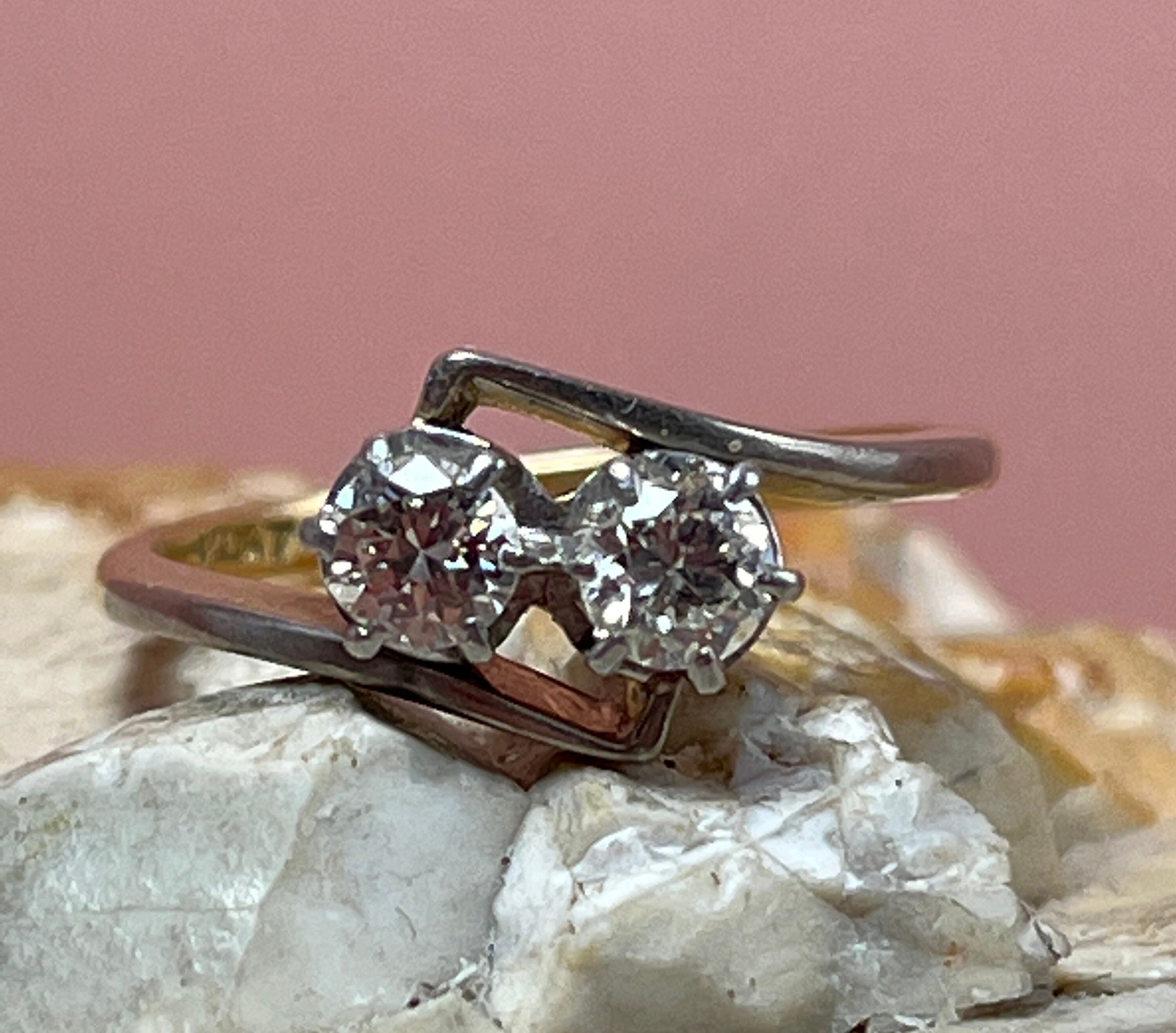 Twins solitaire rings cheap