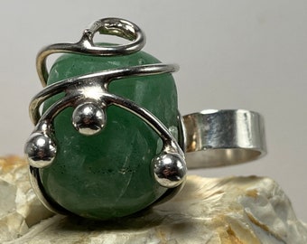Bague Wiggers des années 1960, Danemark, en argent, taille variable