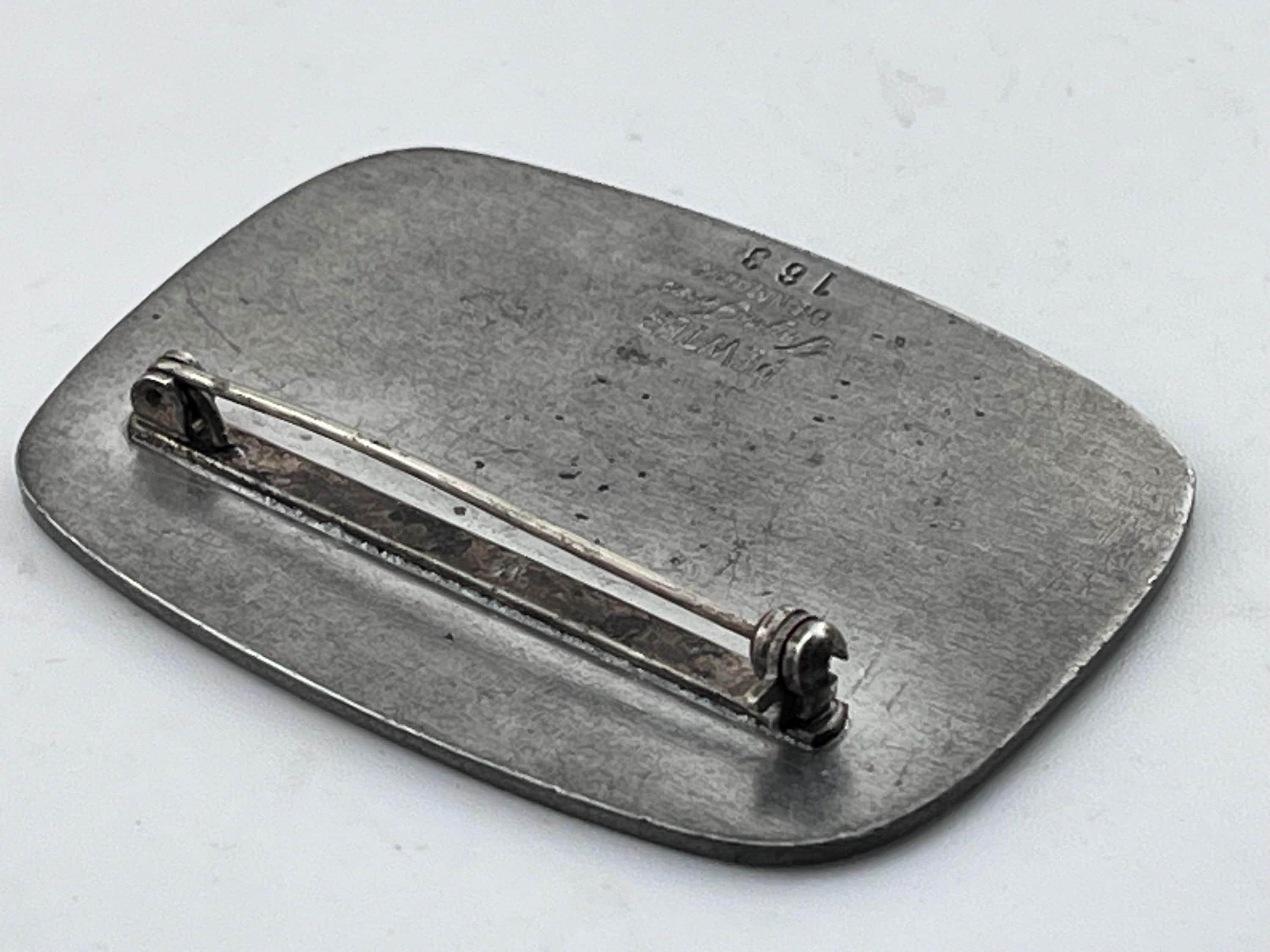Jorge Jensen Denmark Brooch Number 163 Vintage Pewter - Etsy