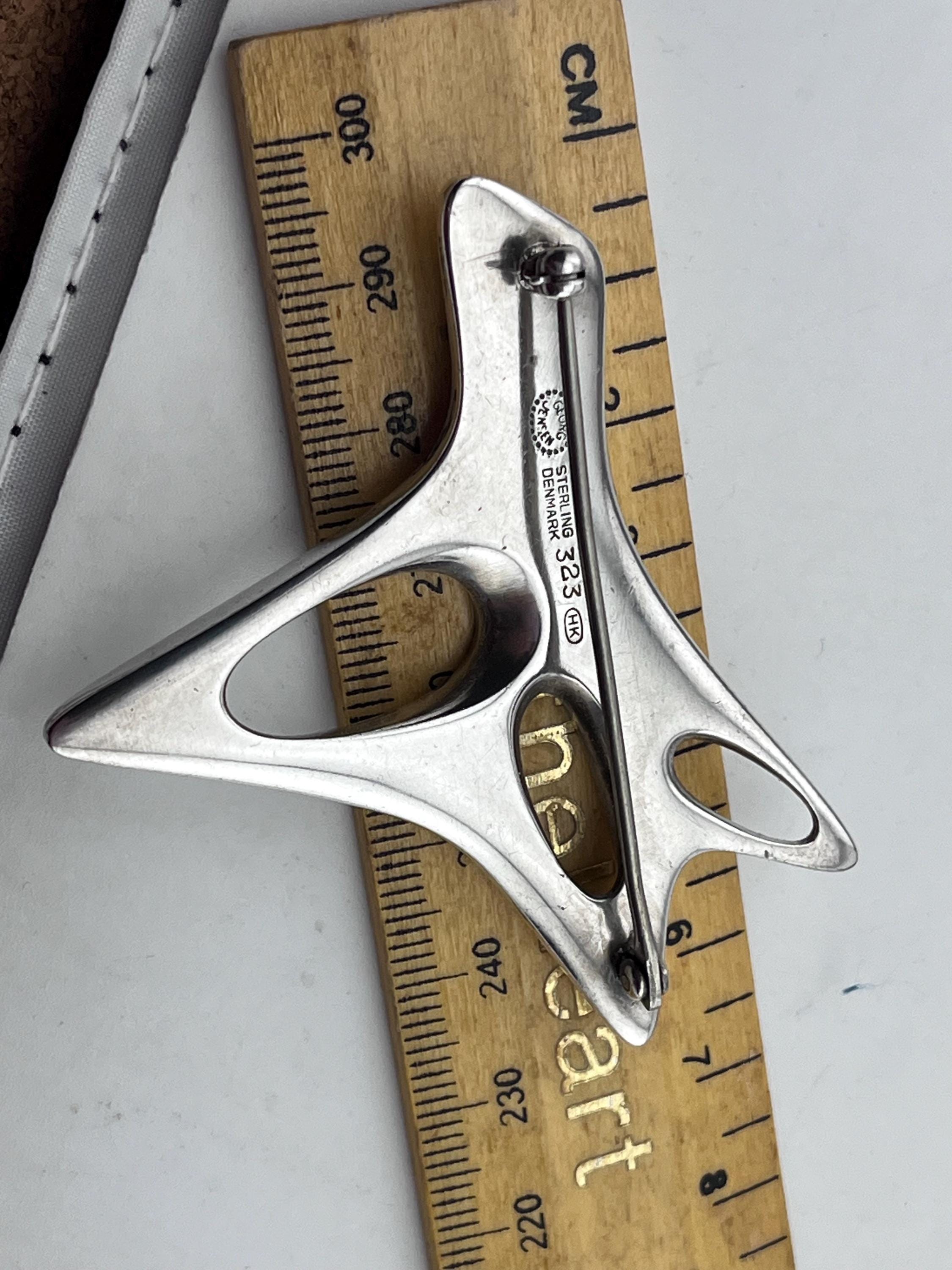 ジョージ・ジェンセン ヘニング・コッペル ブローチ ナンバー323 抽象