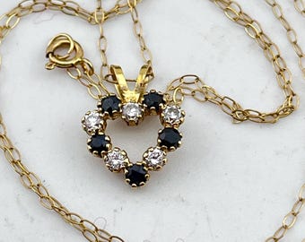 Collana Donna Oro Giallo 9K (375) Con Zirconia Cubica - Pendente Iniziali, Gioiello Elegante In Confezione Regalo
