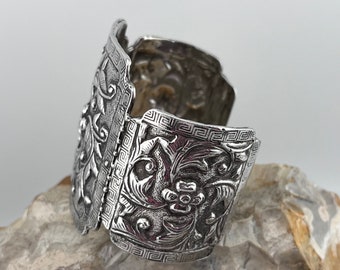 1994 Sally Davison Sterling Silver Torc Bangle Bracelet - Etsy