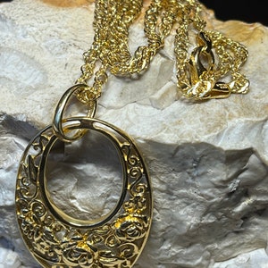Veronese 45cm floral eendant necklace sterling silver 18ct gilded