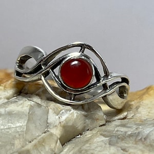 Vintage solid silver ring size ukM usa6.25