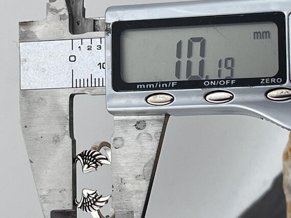 wings open front statement silver ring size from … - image 5