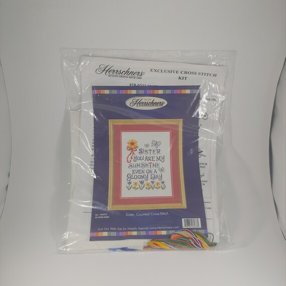 HERRSCHNERS Counted CrossStitch Kit Sister You Are My Etsy