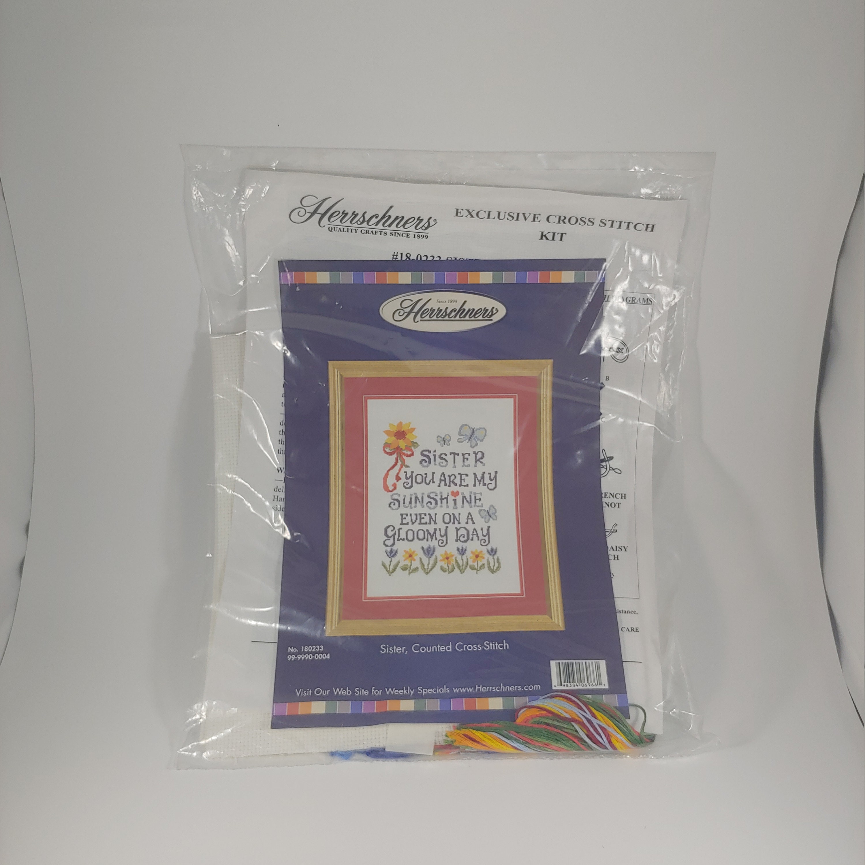 HERRSCHNERS Counted CrossStitch Kit Sister You Are My Etsy