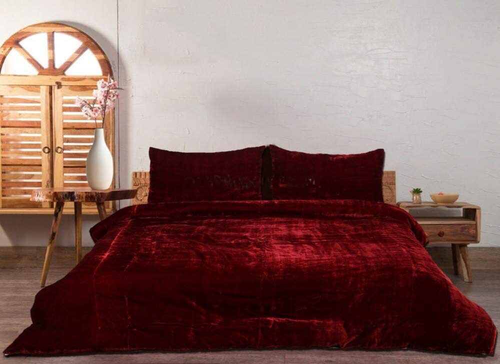 Velvet Duvet Cover, Comforter Cover Full, UO Bedding Set, Duvet Cover