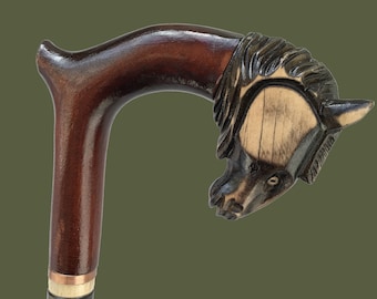 Horse Walking Stick and Cane for Men Vintage