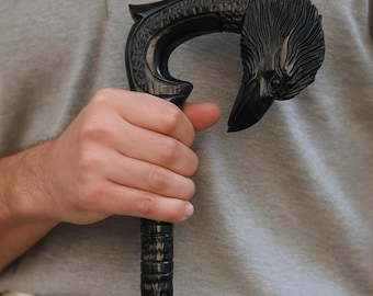 Fashionable Raven Walking Cane for Men, Designer Modern Fancy Walking Sticks