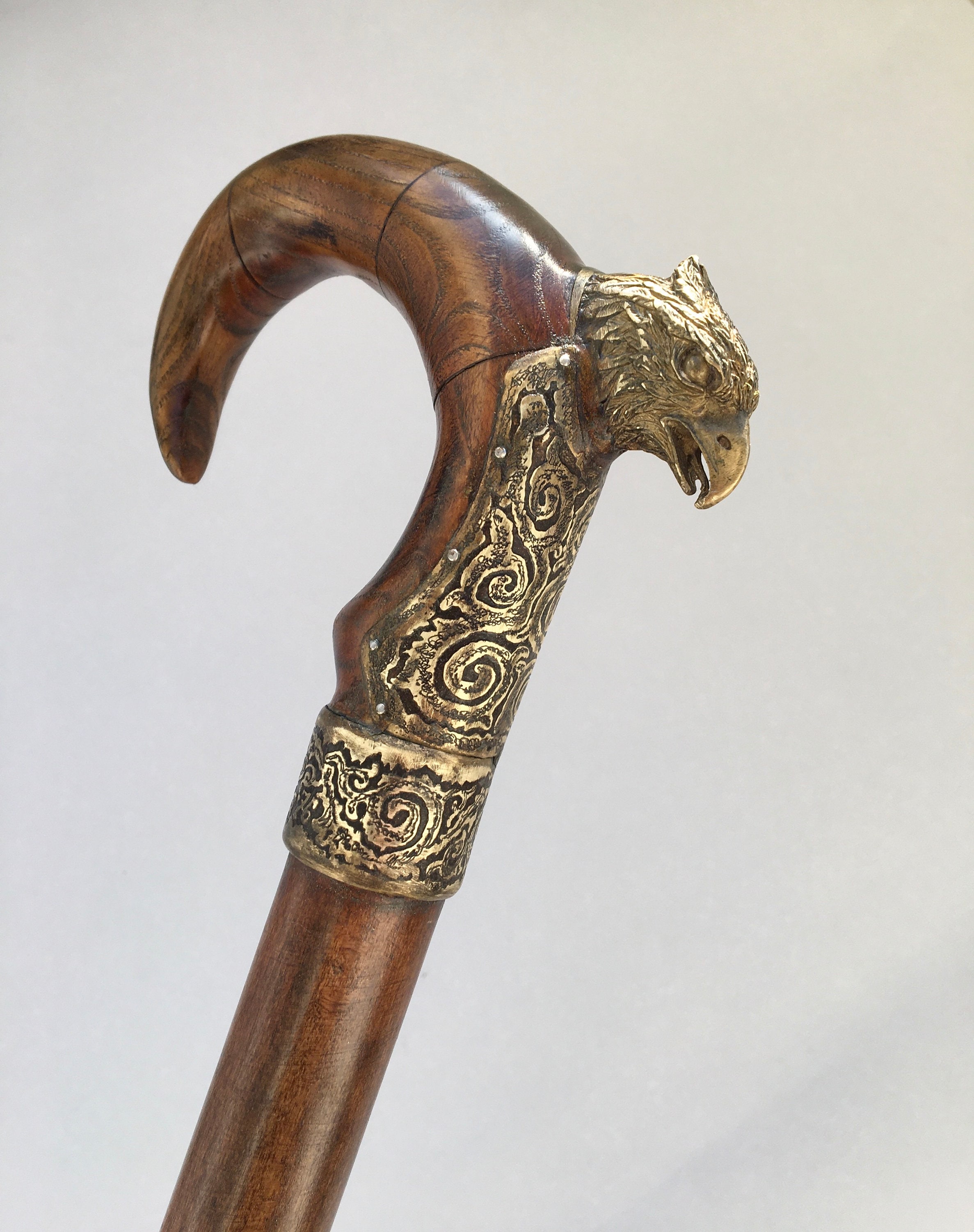 Luxury Eagle Walking Cane 32 Inch Unique Walking Cane for Men Etsy