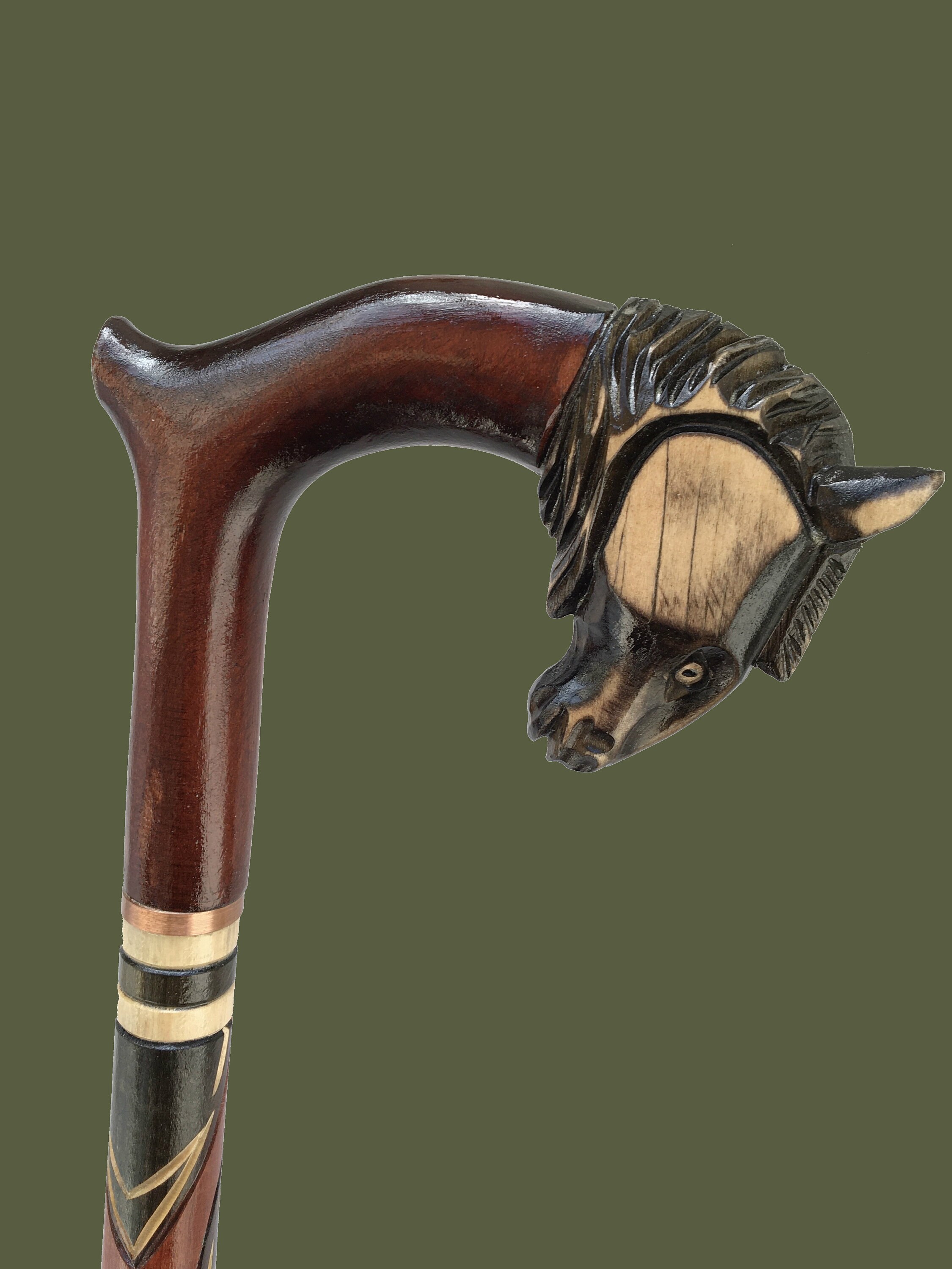 Handle Horse Walking Stick and Cane for Men Vintage Designer Etsy