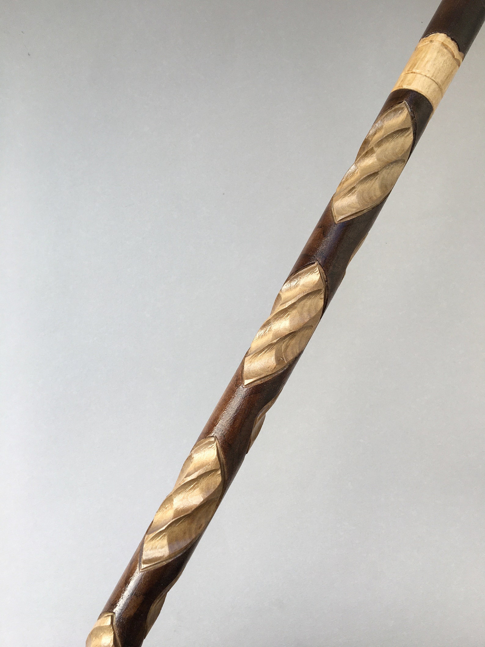 Walking Cane Animal Head African Walking Stick With Rubber Tip Etsy