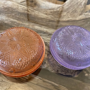 Vintage chrystal, glass jewellery storage, trinket box