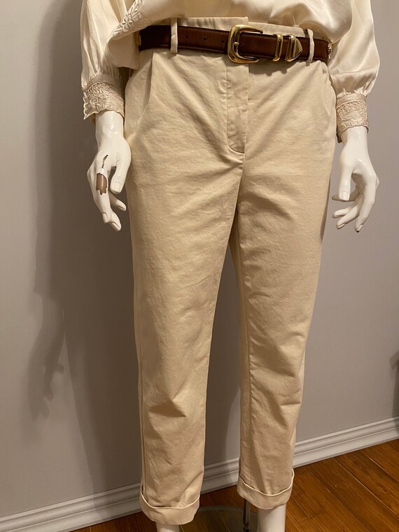 dior buckle pants