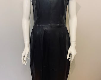 Vintage genuine leather dress