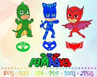 Download Pj mask svg | Etsy