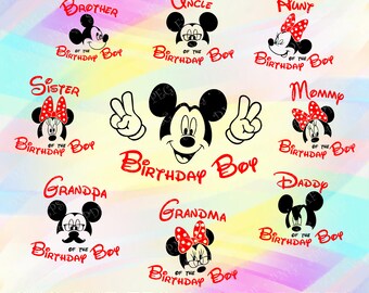 Download Mickey mouse birthday svg | Etsy