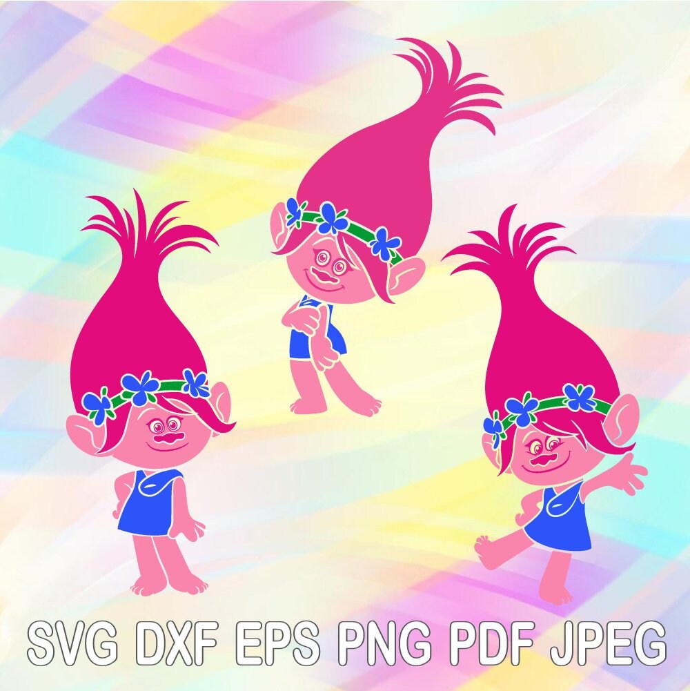 Free Free 115 Trolls Princess Poppy Svg SVG PNG EPS DXF File